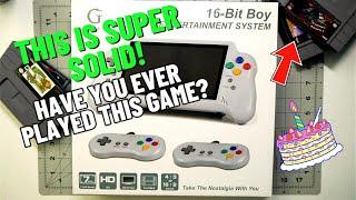 16 Bit Boy ....Now This Is PORTABLE POWER!