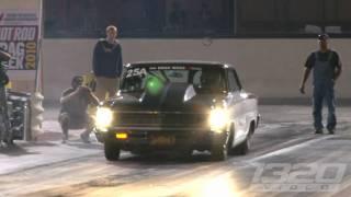 FASTEST STREET CAR IN THE WORLD! Larry Larson runs 6.95 @ 209 on Drag Week!!!