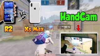 Aquos R2 Vs iPhone Xs Max  HandCam 1v1 | FalinStar Gaming