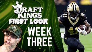 Expert DFS NFL Strategy for Week 3 on DraftKings 2024