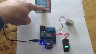 Control de Acceso con Arduino teclado y sensor de huella