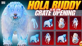 Bgmi New Crate Opening | Hola Buddy Crate Opening Bgmi | Bear Pet Companion Crate Opening New Update