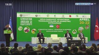 В Андижанской области стартовал форум «Uzbekistan Andijan Fruit expo 2022»