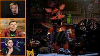 Let's Players Reaction To Meeting Rockstar Foxy For The First Time | Fnaf