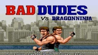 Bad Dudes Vs. DragonNinja Arcade Gameplay Playthrough longplay