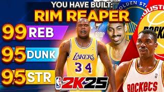 99 REBOUND + 95 DUNK + 95 STRENGTH "RIM REAPER” BUILD is THE BEST CENTER BUILD in NBA 2K25!