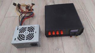 DIY Lab Bench Power Supply from an old ATX PSU | Variable output