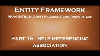 Part 16   Self referencing association in entity framework