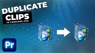 How To Duplicate Clips With Quick Keyboard Shortcut In Premiere Pro