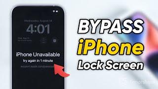 How to Unlock iPhone Lock Screen | 100% Fix iPhone Unavailable Lock Screen [2024]