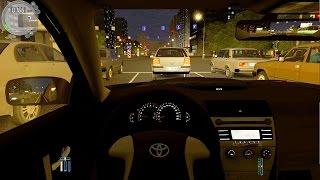 City Car Driving - Toyota Camry | Night Drive