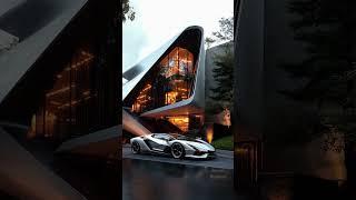 Futuristic Lamborghini-Inspired Villa, Luxury Living Redefined