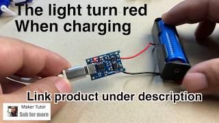 DIY 18650 lithium battery charger at home - TP4056 from ICStation.com