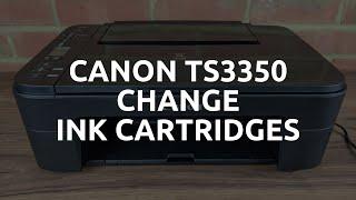 Canon TS3350 Change Ink Cartridge
