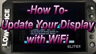 How to - Update your Elite and HDS Touch display through Wifi!!!