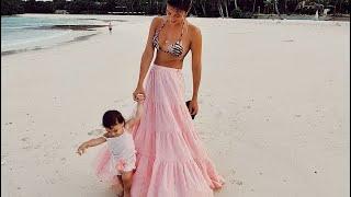 SOLENN AND NICO BABY TILI BEACH OUTING WITH FAMILY