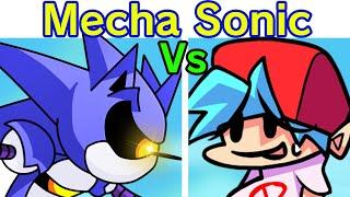 Friday Night Funkin' VS Mecha Sonic FULL WEEK + Cutscenes (FNF Mod/Hard) (Super Mario Bros Z/SMBZ)
