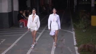 Bella Hadid, Kendall Jenner, Kaia Gerber and more on the runway of Off white