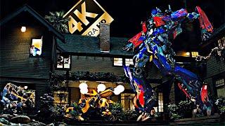 TRANSFORMERS 2007 | Autobots at Sam’s house | full HD 4K