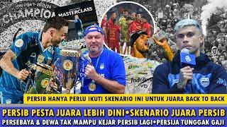 PERSIB JUARA LEBIH CEPATSKENARIO REALISTIS PERSIB JUARA BACK TO BACKDEWA HINGGA PERSEBAYA NYERAH!