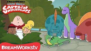 Dinosaur Pranks | DREAMWORKS THE EPIC TALES OF CAPTAIN UNDERPANTS