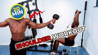 20 Minute Shoulder Workout | Multi Gym Exercise Machine Follow-Along