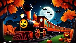 Halloween Train  Spooky Skeleton Train Adventure!  | Halloween Fun with Toy Factory