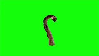 Green Screen Sandworm / Sci fi worm / alien worm / mutant worm 3