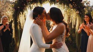 Lesbian Wedding Compilation - Kissing Scenes - Ai Video