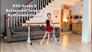 RAD Grade 3 Ballet - Battement Tendu & Battement Glisse