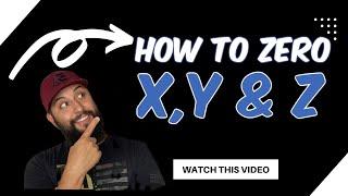 How to Set X,Y,&Z Axis in Carbide Create | How to Zero Your Shapeoko