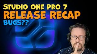 Studio One Pro 7 Release Day Recap