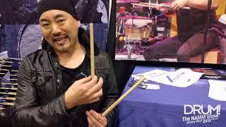 Taku Hirano with Vater at NAMM 2019