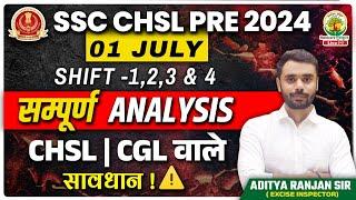 CHSL 2024 Exam Anslysis | CHSL /CGL 2024 वाले सावधान | Maths By Aditya Ranjan Sir #ssc