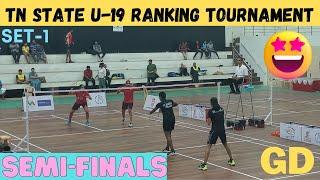 ASMITHA/PRASITHA vs ANOUSHKA/HARIPRIYA || SET-1 || TAMILNADU STATE U-19 RANKING TOURNAMENT - 2024