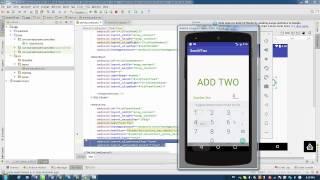 Android Studio  : How to Start Programming - Lesson 3 -Adding Two Numbers