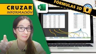 Cruzar información de diferentes HOJAS casi automáticamente - FÓRMULAS 3D En EXCEL.