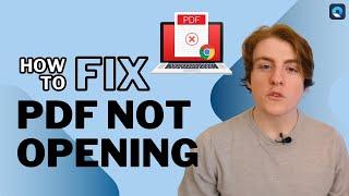 How to Fix PDF Not Opening Error on Windows 10/11