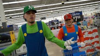 Mexican Mario & Luigi Turnt Up At Walmart!