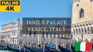 Doge's Palace (Palazzo Ducale) in Venice, Italy (4K walking tour)