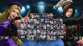 The King of Fighters XV - All Characters & Colors + Stages & DLC (Hinako Shinjo) *Updated*