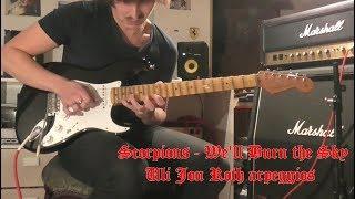 Scorpions - We'll Burn the Sky (Uli Jon Roth's arpeggios guitar cover)