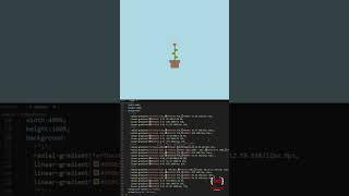 Grow a plant  with coding | Watch complete tutorial on channel  #codelife #coder #code