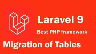 Laravel 9 tutorial - Tables Migration