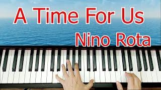 A Time For Us from "Romeo and Juliet" на Пианино  Nino Rota Разбор Для Начинающих Красивая Мелодия
