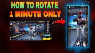 How To Rotate Free Fire Max Screen Vertical | Free Fire Screen Ko Rotate Kaise Karen #1