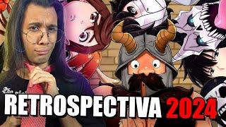 A RETROSPECTIVA DE ANIMES DE 2024 - react Matheusu