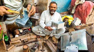 How To Make a Useful Steel Box With No Folding Equipment Needed | Making a Small Iron Box