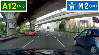 M2 Motorway (Northern Ireland): J1a offslip to A12