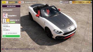 Forza Horizon 5 Auction House Sniping Abarth 124